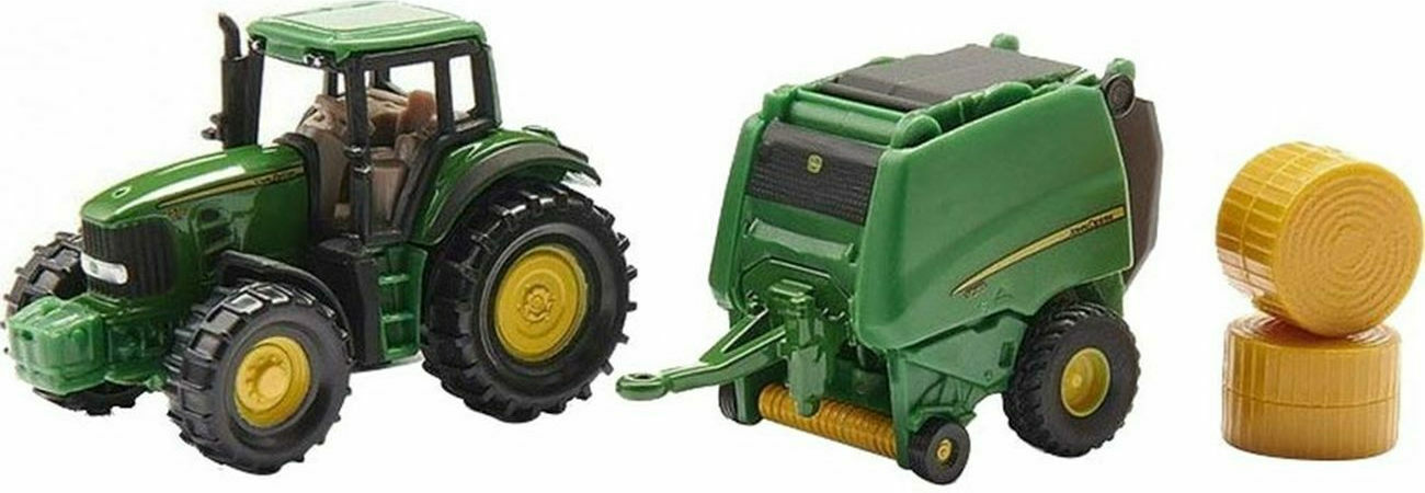 Siku Τρακτέρ John Deere με πρέσα (1665)