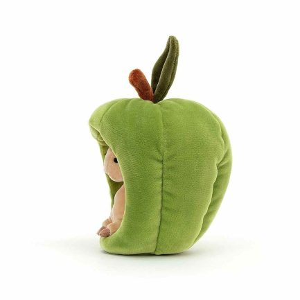 Jellycat Brambling Γουρουνάκι 18 εκ. σε πράσινο μήλο (JC-BRAM2P) (Με Δώρο Λαμπάδα) - Image 3