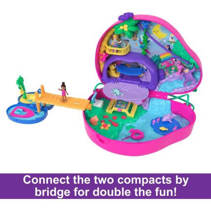 Παιχνιδολαμπάδα Mattel Polly Pocket: Οικογένεια Βραδύπους 2 σε 1 - Τσαντάκι Σετ (HRD40) - Image 4