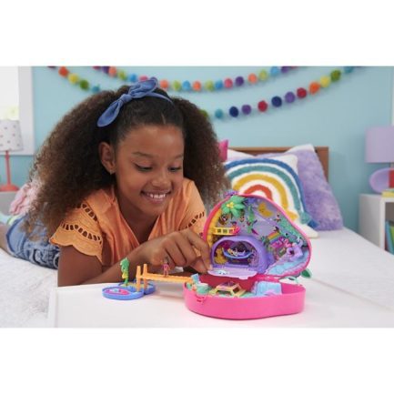 Παιχνιδολαμπάδα Mattel Polly Pocket: Οικογένεια Βραδύπους 2 σε 1 - Τσαντάκι Σετ (HRD40) - Image 5