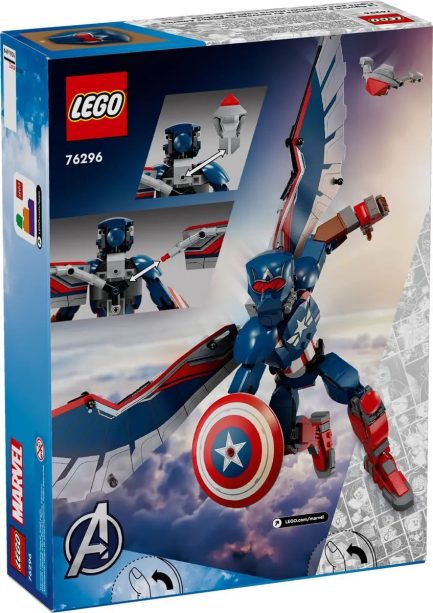 LEGO® Marvel: Φιγούρα Κατασκευής Νέος Κάπτεν Αμέρικα (76296) - Image 8