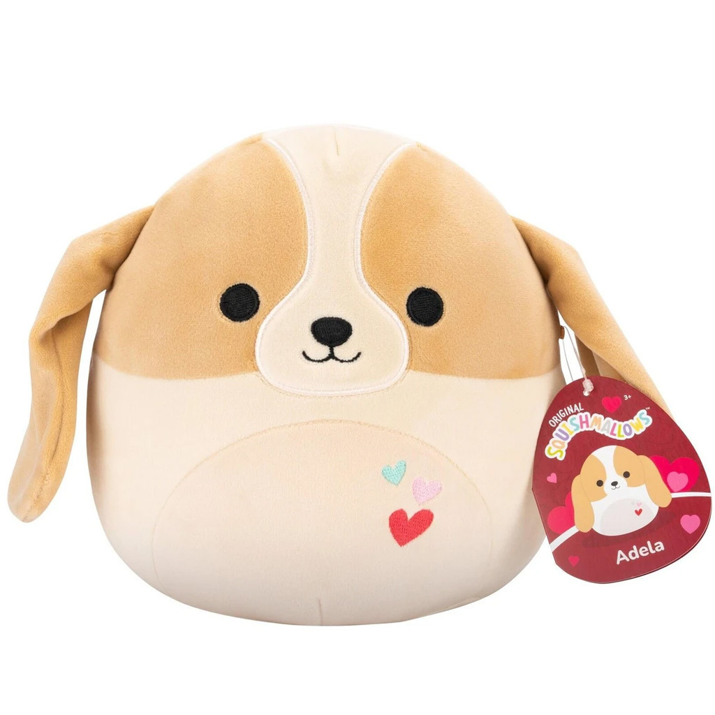 Jazwares Λούτρινο Squishmallows Adela The Bassett Hound 30.5cm-(JWSQ1359/SQVA01363)