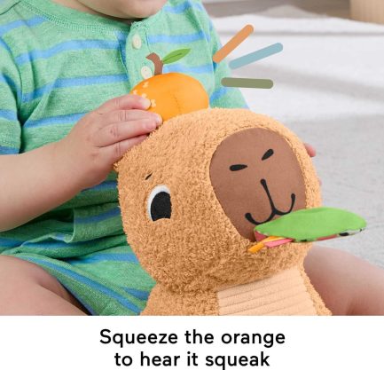 Παιχνιδολαμπάδα Fisher Price® - Snuggly Snacky Capy (HYR54) - Image 5
