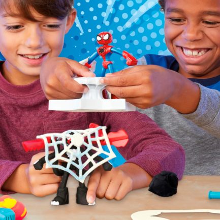 Παιχνιδολαμπάδα Hasbro Play-Doh Marvel: Spider-man - Launch And Slice Battle (F9827) - Image 4