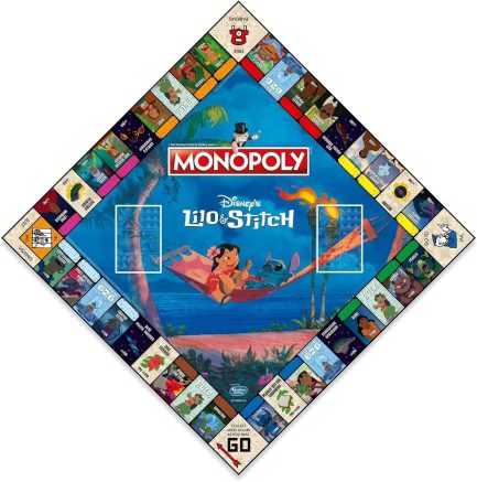 Παιχνιδολαμπάδα Winning Moves Disney: Monopoly - Lilo & Stitch Board Game (English Language) (WM02869-EN1 - Image 4