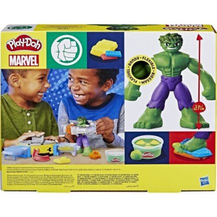 Παιχνιδολαμπάδα Hasbro Play-Doh Marvel: Hulk - Smash And Squish (F9826) - Image 4