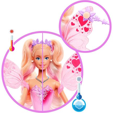 Παιχνιδολαμπάδα Mattel Barbie: Fairy - Color Change Doll (JCP76) - Image 4