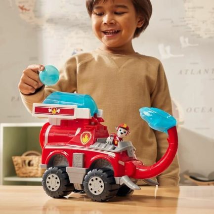 Παιχνιδολαμπάδα Spin Master Paw Patrol: Jungle Pups - Marshall's Load 'N' Launch Fire Truck Vehicle (6068023) - Image 6