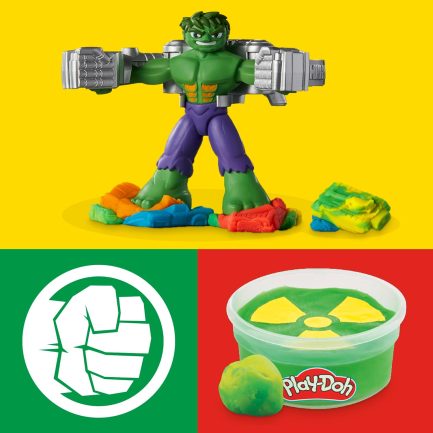 Παιχνιδολαμπάδα Hasbro Play-Doh Marvel: Hulk - Smash And Squish (F9826) - Image 10