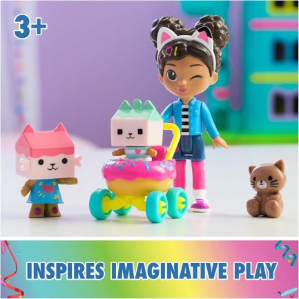 Παιχνιδολαμπάδα Spin Master Gabby's Dollhouse: Cat-Errific Celebration - 'Gabby's' Kitty Care Figure Set (6069425) - Image 5