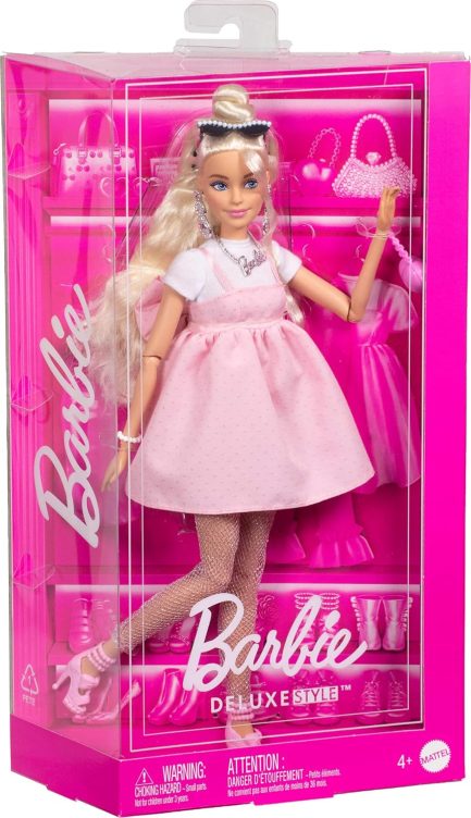 Παιχνιδολαμπάδα Mattel Barbie Fashionistas: Deluxe Style - Doll with Blonde Hair (HYV27) - Image 7
