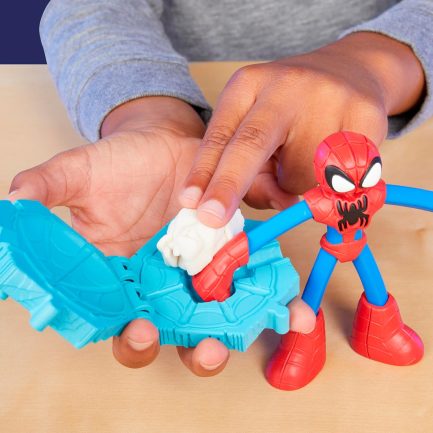 Παιχνιδολαμπάδα Hasbro Play-Doh Marvel: Spider-man - Launch And Slice Battle (F9827) - Image 9