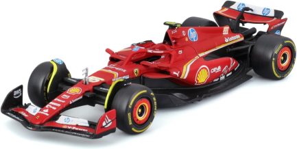 Bburago 1/43 - SF-24 for Scuderia Ferrari F1 Team SF24 Signature F1 GP 2024 Collection - #55 Carlos Sainz - Scale 1:43 (18-36844) - Image 2