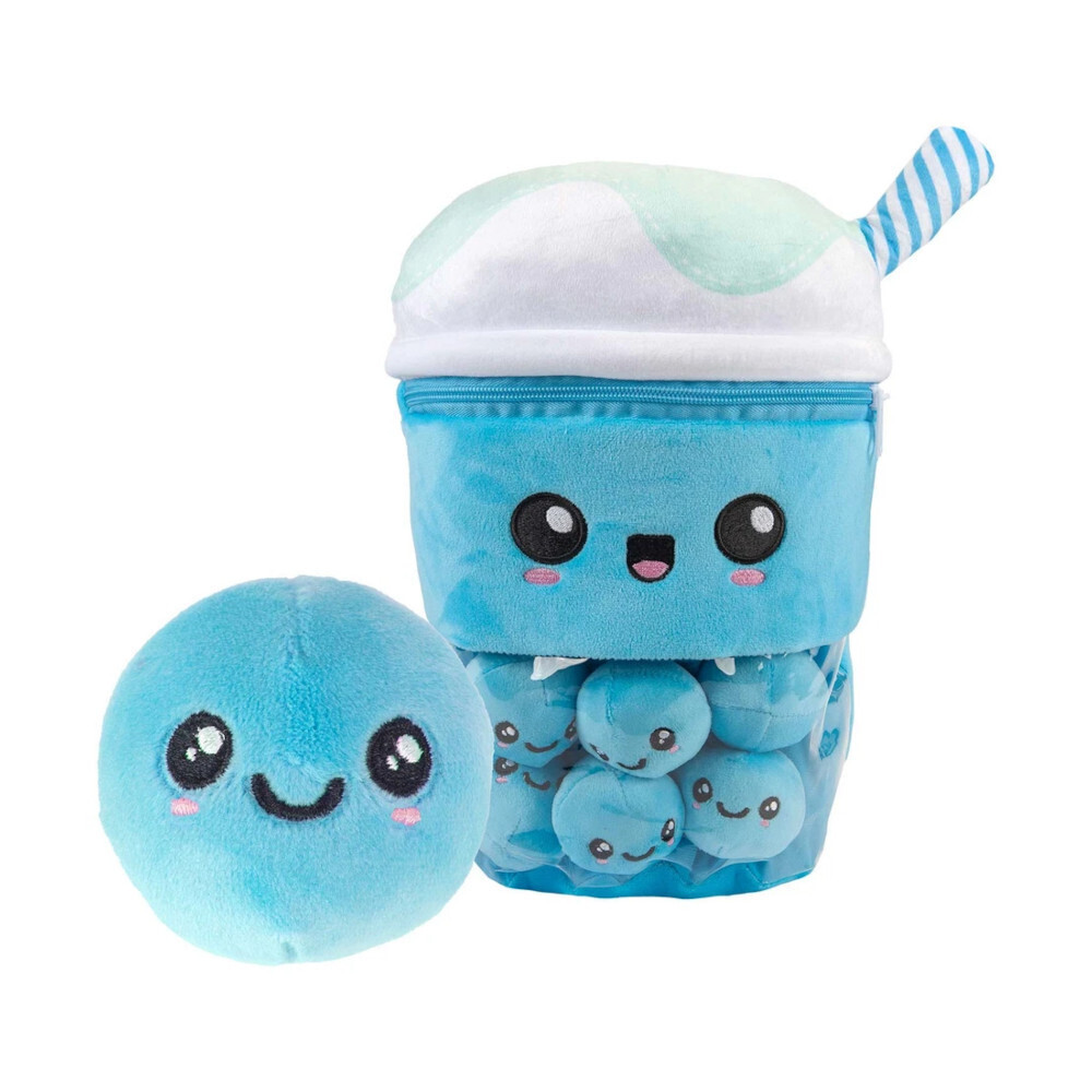 Λούτρινο Pms Boba Bubble Tea Μπλε 6τεμ Μινι Bubbles 35cm - PM456220 (5050565860026)