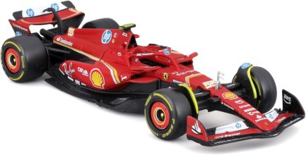 Bburago 1/43 - SF-24 for Scuderia Ferrari F1 Team SF24 Signature F1 GP 2024 Collection - #55 Carlos Sainz - Scale 1:43 (18-36844) - Image 3