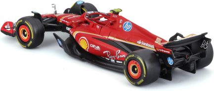 Bburago 1/43 - SF-24 for Scuderia Ferrari F1 Team SF24 Signature F1 GP 2024 Collection - #55 Carlos Sainz - Scale 1:43 (18-36844) - Image 4