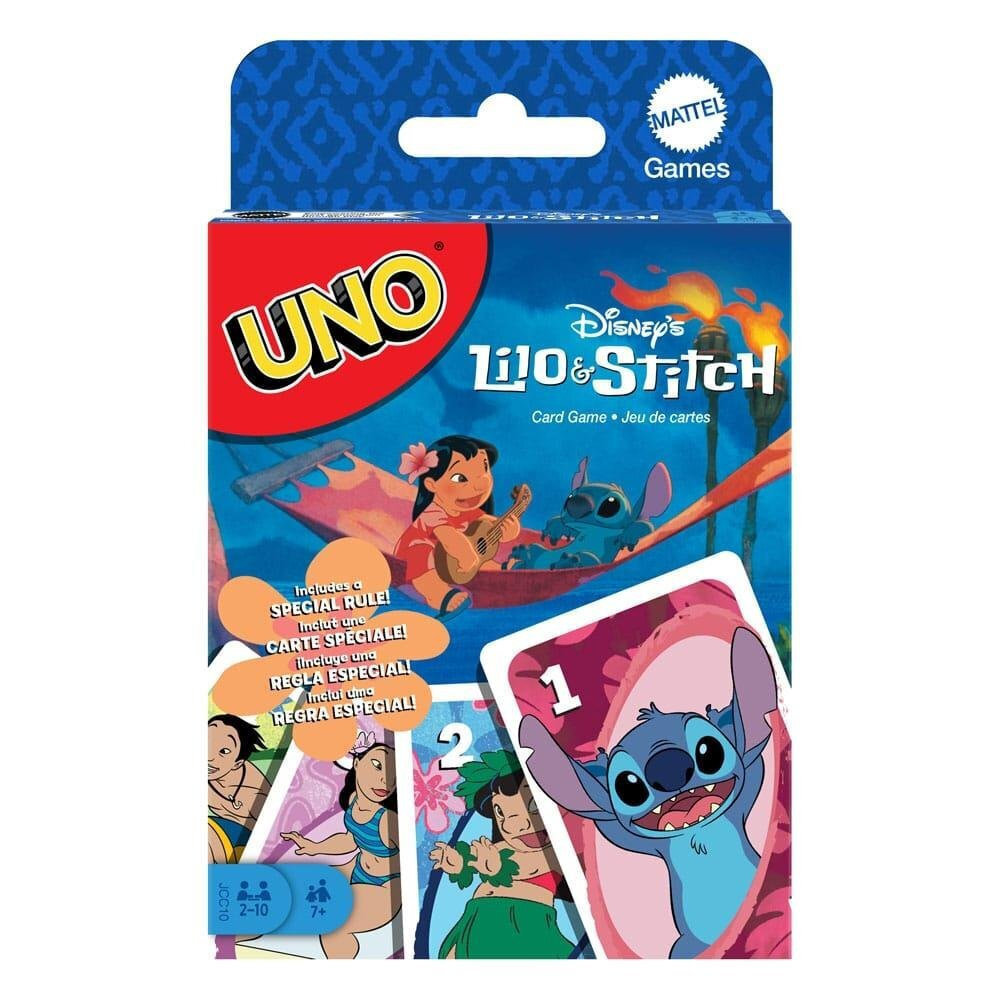 Επιτραπέζιο Παιχνίδι UNO Lilo & Stitch για 2-10 Παίκτες 7+ Ετών Mattel (JCC10)