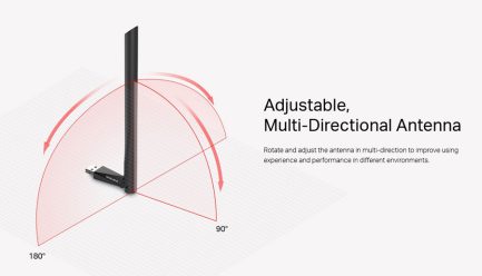 Mercusys MU6H v1 Ασύρματος USB Αντάπτορας Δικτύου 650Mbps, 2.4/5GHz - Image 2