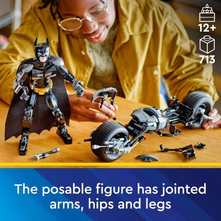 LEGO® DC Batman™: Φιγούρα Κατασκευής Μπάτμαν και η Μηχανή Bat-Pod (76273) - Image 6