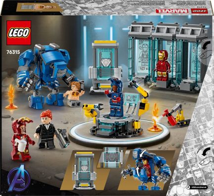 LEGO® Marvel: Το Εργαστήριο του Άιρον Μαν - Η Αίθουσα Στολών (76315) - Image 2