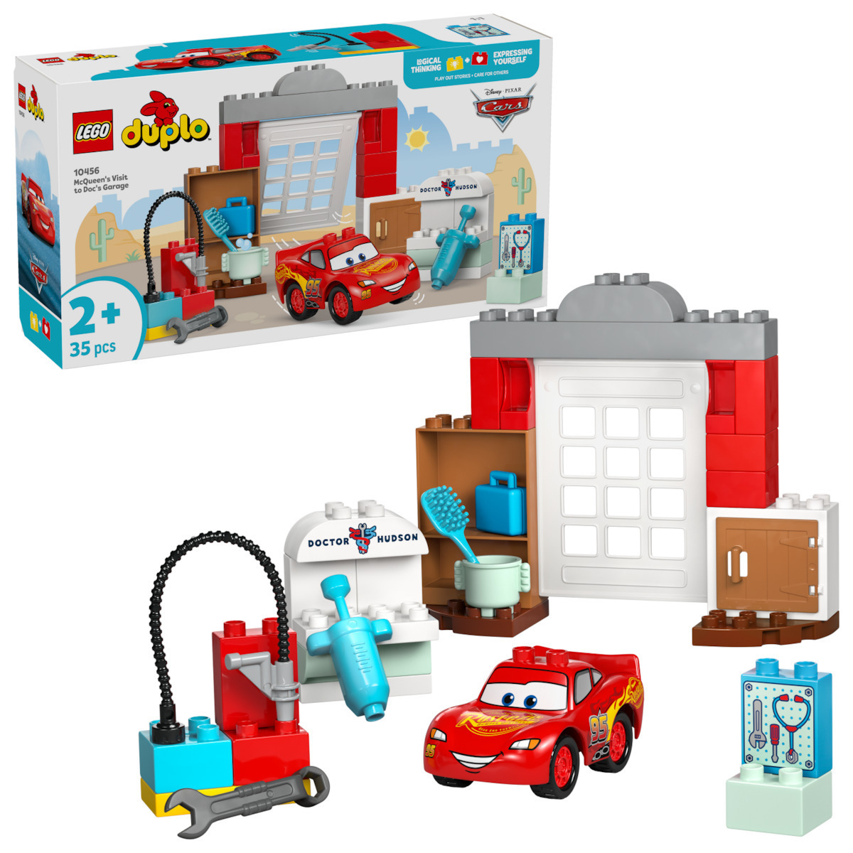 LEGO® DUPLO® Disney and Pixar: Cars McQueen’s Visit to Doc’s Garage (10456)