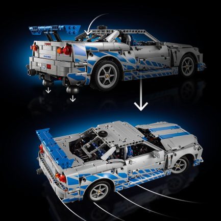 LEGO® Technic™: 2 Fast 2 Furious Αυτοκίνητο Nissan Skyline GT-R (R34) (42210) - Image 10