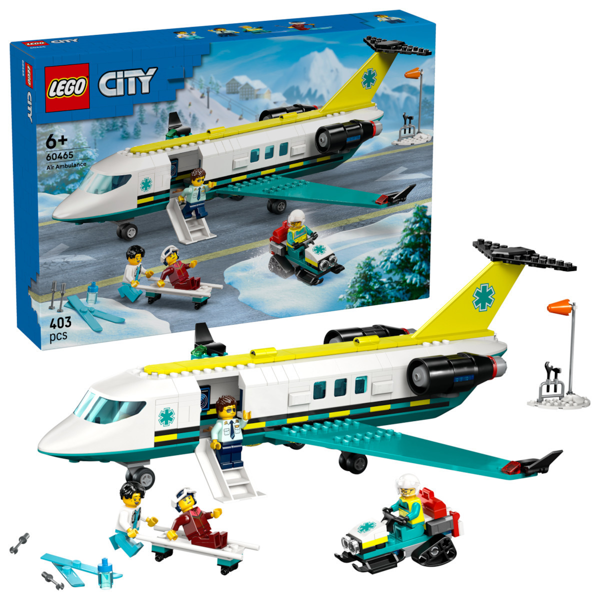 LEGO® City: Emergency Air Ambulance Plane (60465)