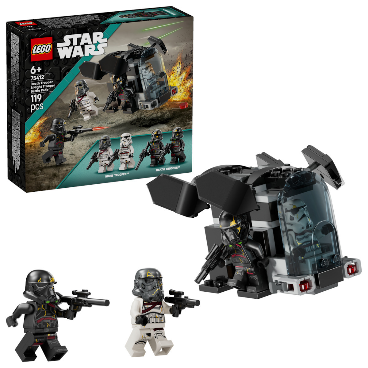 LEGO® Star Wars™: Πακέτο Μάχης με Στρατιώτες Θανάτου και Στρατιώτες Νύχτας (75412)