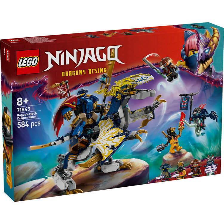 LEGO® NINJAGO®: Εξωστολή Καβαλάρης Δράκου του Ρογκ (71843) - Image 5
