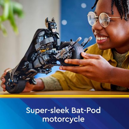 LEGO® DC Batman™: Φιγούρα Κατασκευής Μπάτμαν και η Μηχανή Bat-Pod (76273) - Image 5