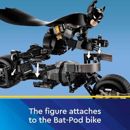 LEGO® DC Batman™: Φιγούρα Κατασκευής Μπάτμαν και η Μηχανή Bat-Pod (76273) - Image 3
