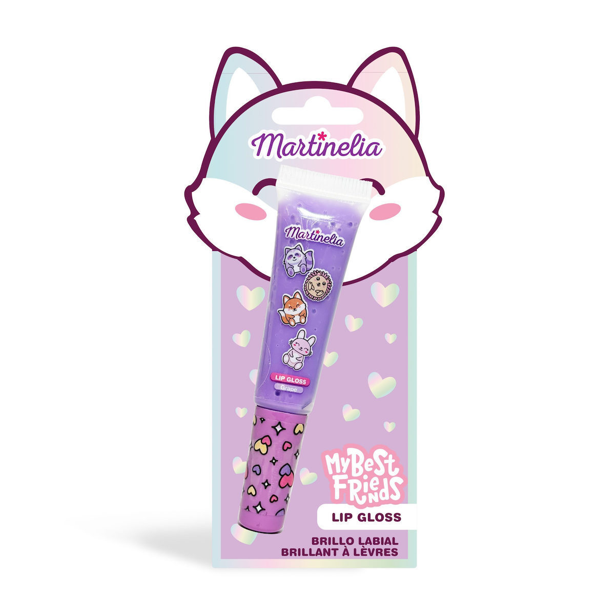 Martinelia Animal Lip Gloss – 7ml Ηλικίες +3 (Μωβ-Σταφύλι) (35076)