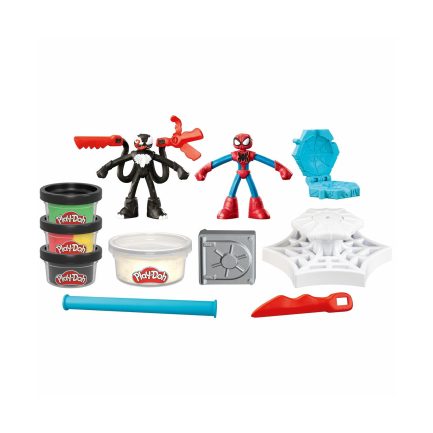 Hasbro Play-Doh Marvel: Spider-man - Launch And Slice Battle (F9827) - Image 2