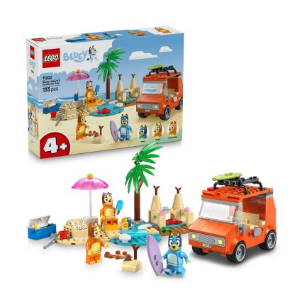 LEGO® Bluey: Bluey’s Beach & Family Car Trip (11202)