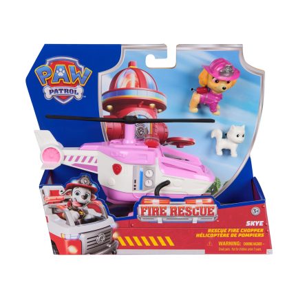 Spin Master Paw Patrol: Fire Rescue - Skye Rescue Fire Chopper Vehicle (20151505)
