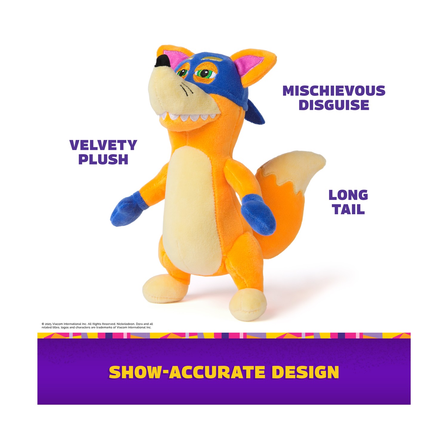 Spin Master Nickelodeon: Dora - Swiper Plush Toy (15cm) (20151075) - Image 2