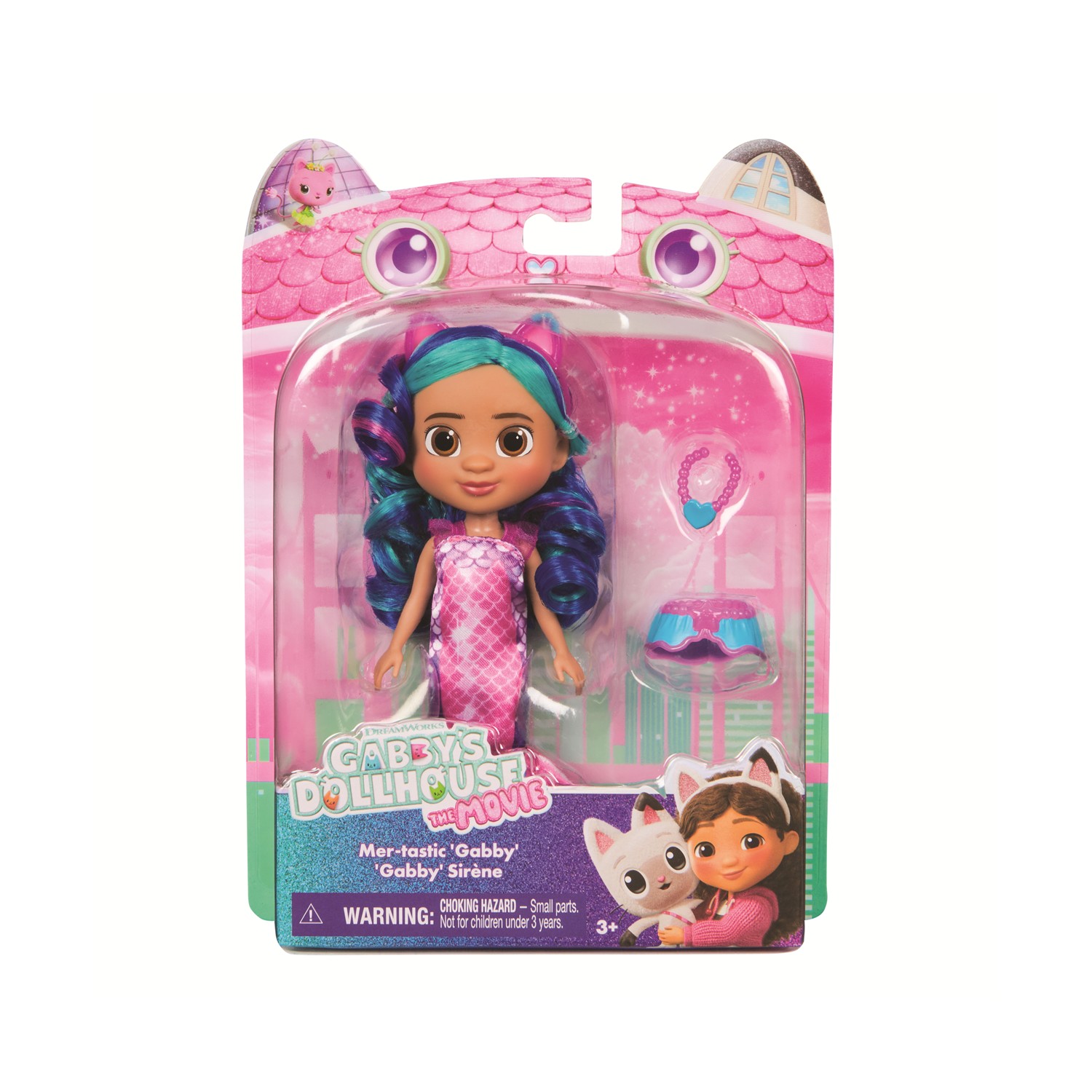 Spin Master Gabby's Dollhouse: The Movie - Mer-tastic 'Gabby' Mini Doll (15cm) (20151840) - Image 2
