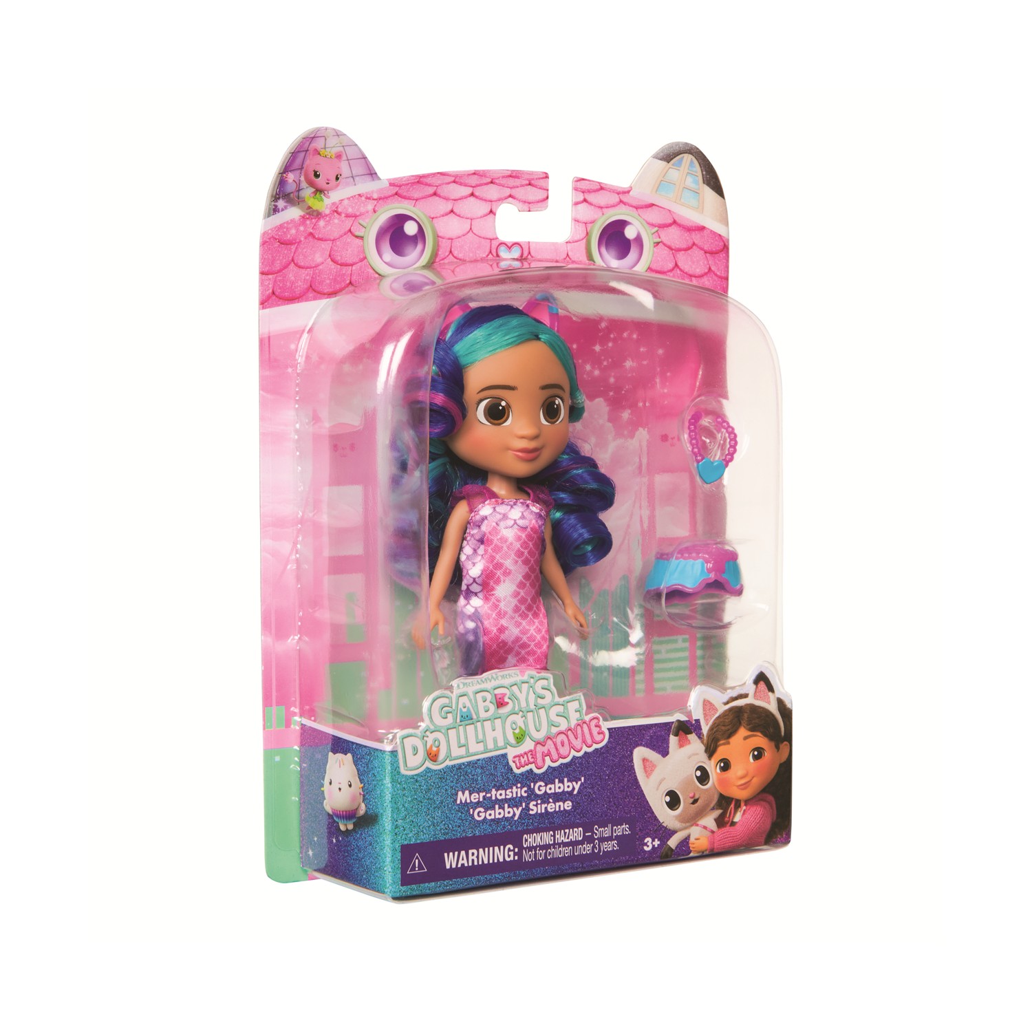 Spin Master Gabby's Dollhouse: The Movie - Mer-tastic 'Gabby' Mini Doll (15cm) (20151840) - Image 3