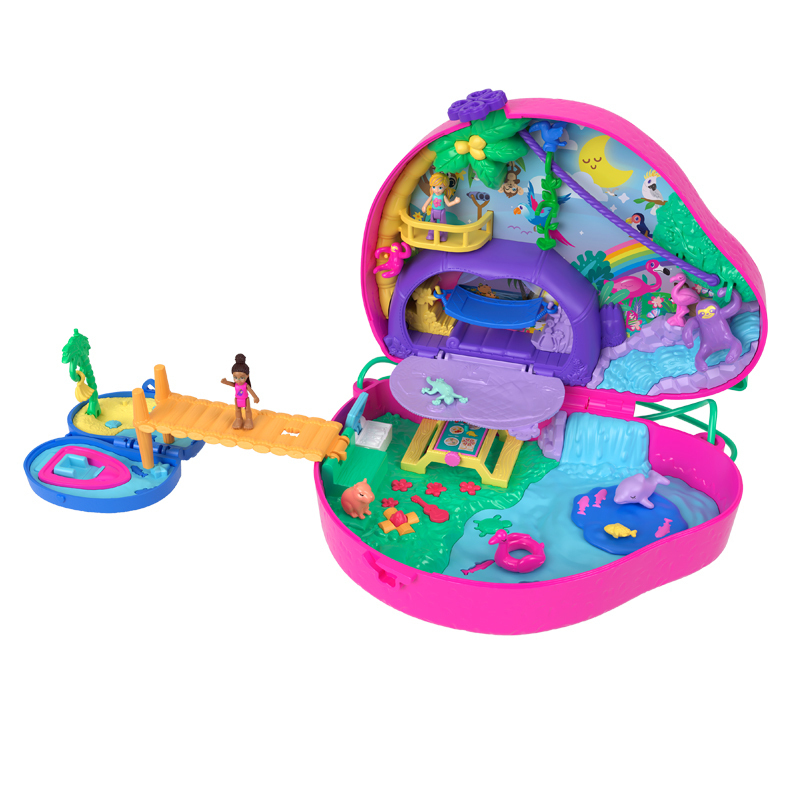 Mattel Παιχνίδι Μινιατούρα Θήκη Τσαντάκι Sloth Polly Pocket Βραδύποδας για 4+ Ετών (HRD40) - Image 2