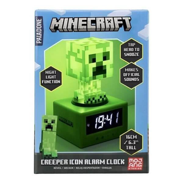 Paladone Icons: Minecraft - Creeper Alarm Clock- Επιτραπέζιο Ψηφιακό Ρολόι με Ξυπνητήρι (PP11369MCFV3) - Image 4
