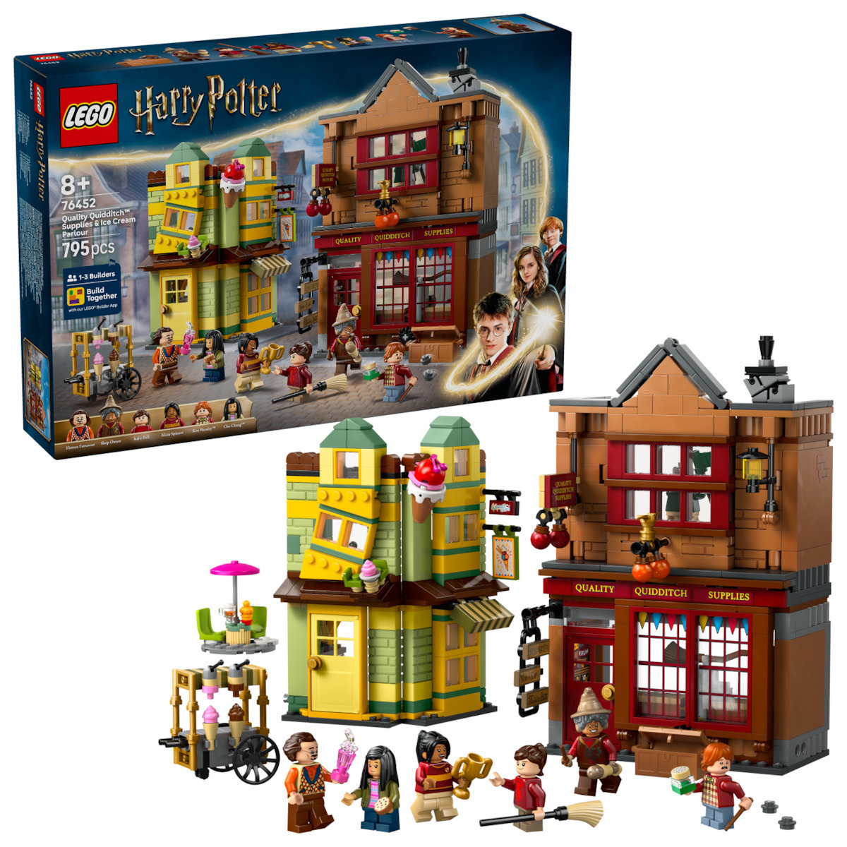 LEGO® Harry Potter™: Quality Quidditch™ Supplies & Ice Cream Parlour (76452)
