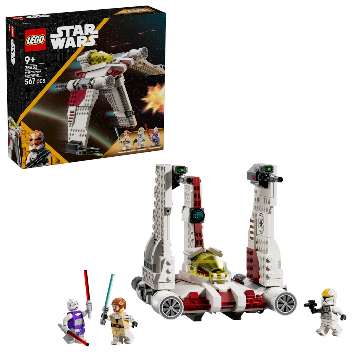 LEGO® Star Wars™: V-19 Torrent Starfighter (75432)