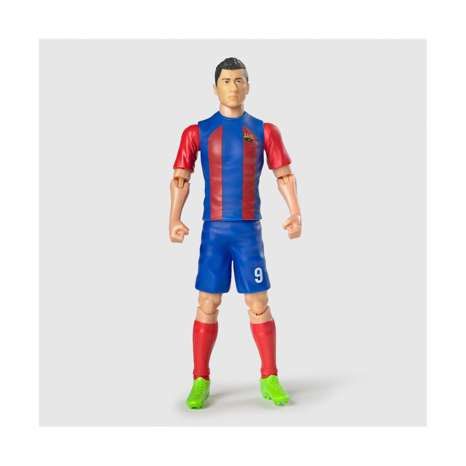 Banbo Toys: Fc Barcelona Soccer - Robert Lewandowski Action Figure (20cm) (83569) - Image 2