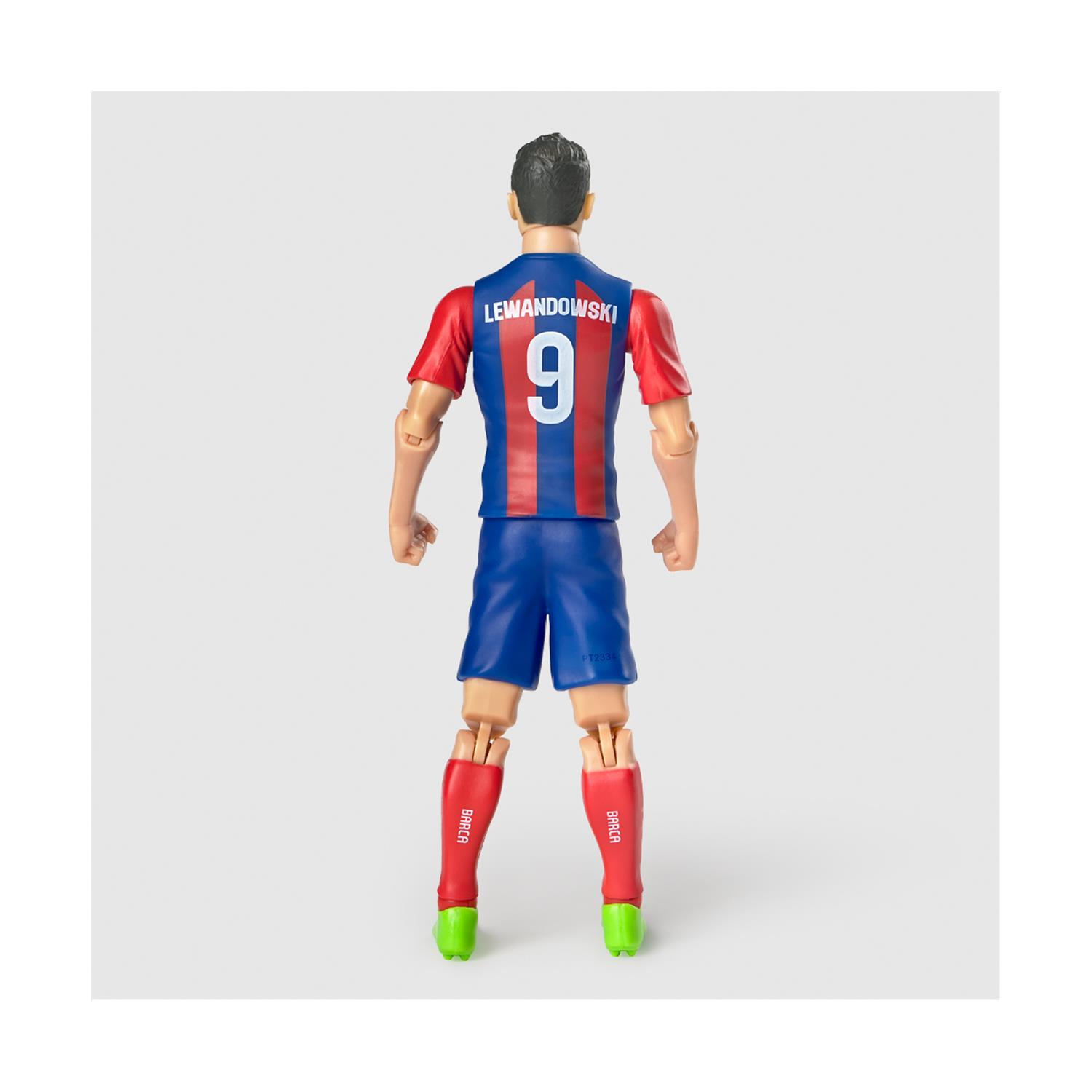 Banbo Toys: Fc Barcelona Soccer - Robert Lewandowski Action Figure (20cm) (83569) - Image 3