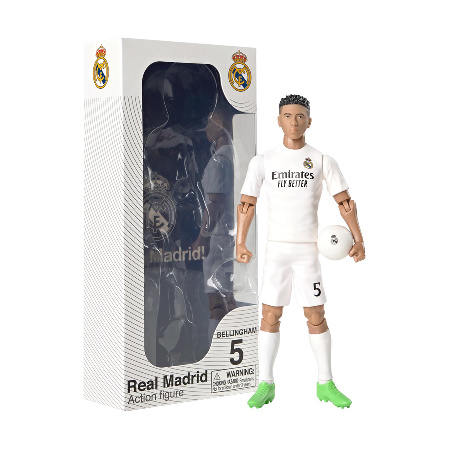 Banbo Toys: Real Madrid Soccer - Jude Bellingham Action Figure (20cm) (83613)