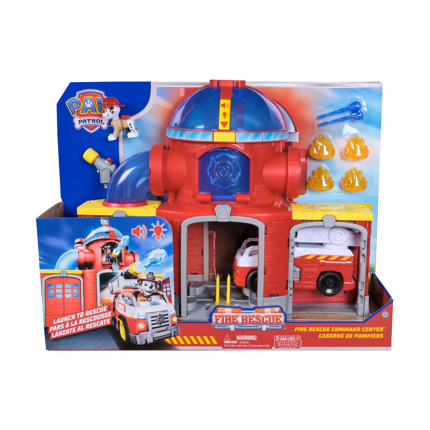Spin Master Paw Patrol: Fire Rescue - Fire Rescue Command Center Playset (6073760) - Image 5