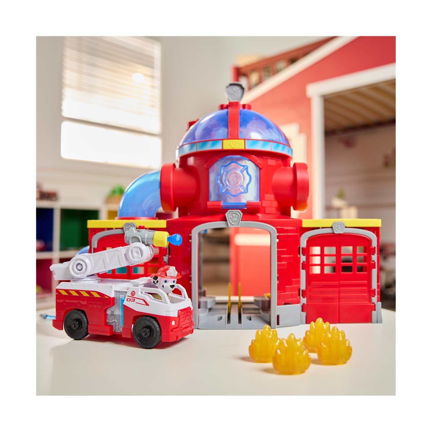 Spin Master Paw Patrol: Fire Rescue - Fire Rescue Command Center Playset (6073760) - Image 8