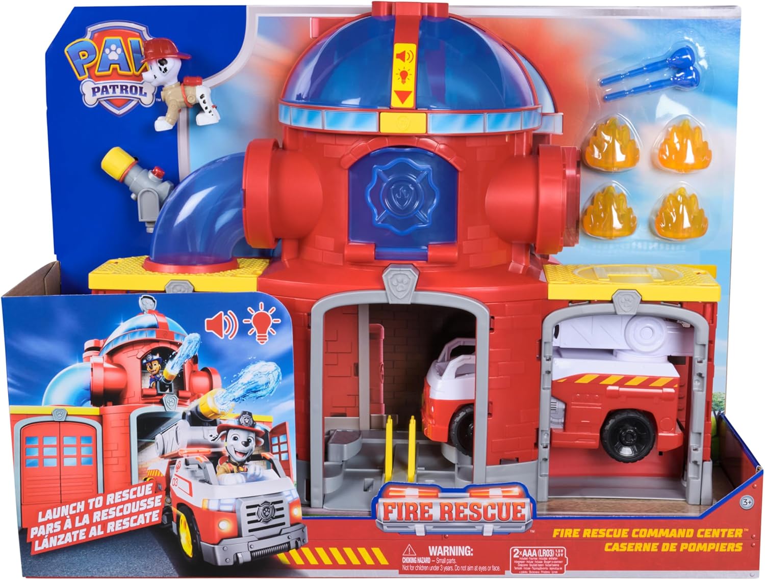 Spin Master Paw Patrol: Fire Rescue - Fire Rescue Command Center Playset (6073760) - Image 10