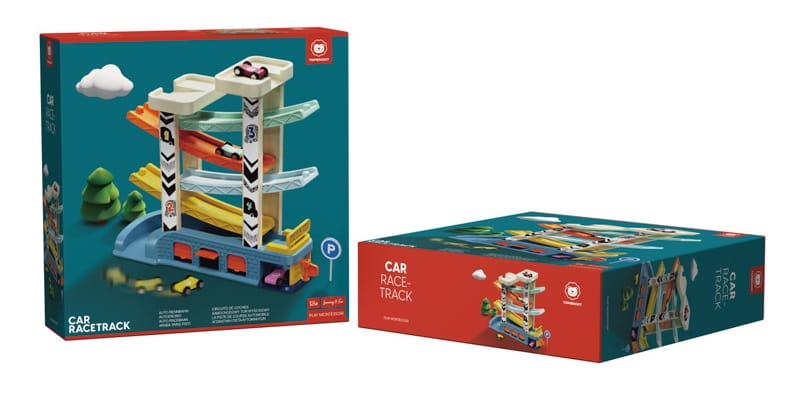 Top Bright - Play Set Car Racetrack -Αγωνιστική Πίστα Αυτοκίνητων με 4 Αμαξάκια (121092)