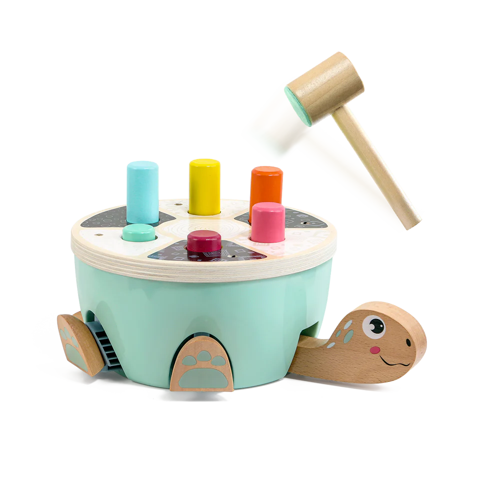 Top Bright Ξύλινο Εκπαιδευτικό Παιχνίδι Χελώνα με Σφυρί (18+ μηνών) (121097) - Image 2